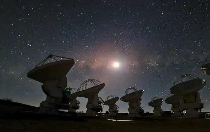 ALMA and a Starry Night