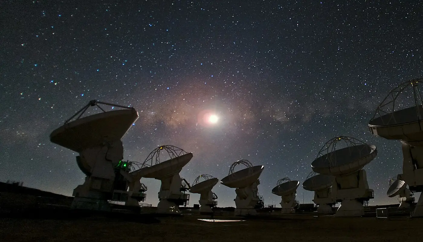 ALMA and a Starry Night